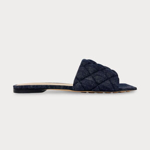 Bottega Veneta Padded Denim Flat Sandal - Women’s 7